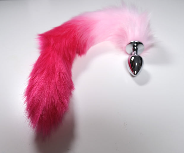 Pink Gradient Butt Plug Tail