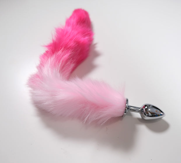 Pink Gradient Butt Plug Tail