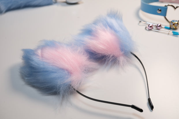 Blue Pink Pet Play Bell Sex Toys Set