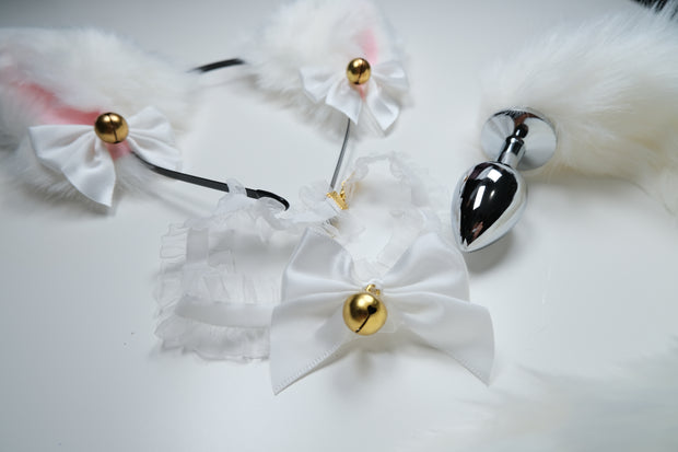 White Cute Pet Play Set