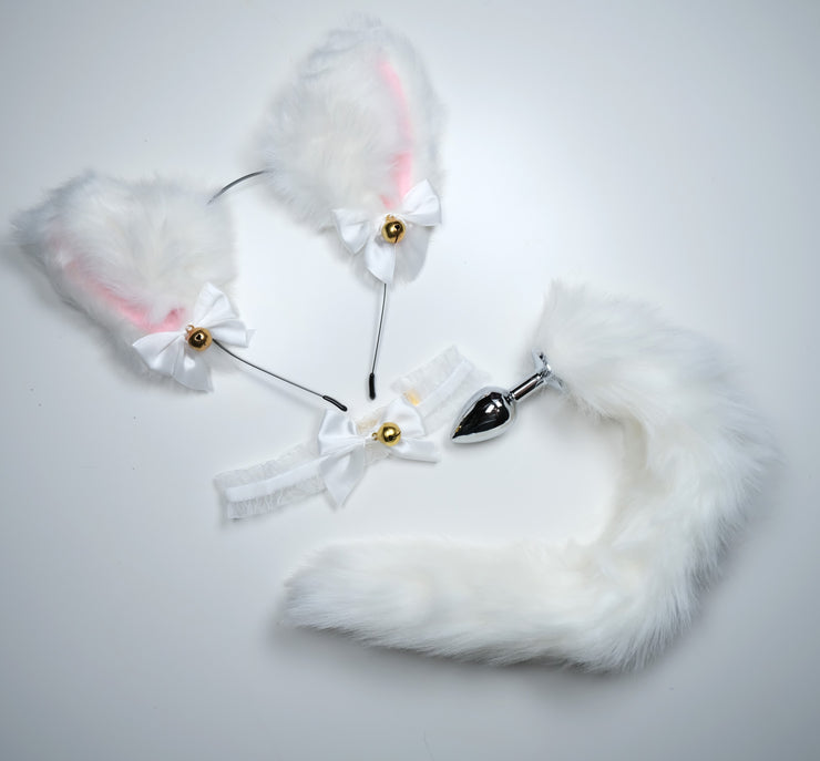 White Cute Pet Play Set