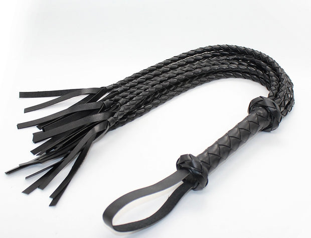 Leather Flogger Whip