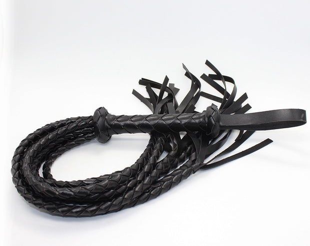 Leather Flogger Whip
