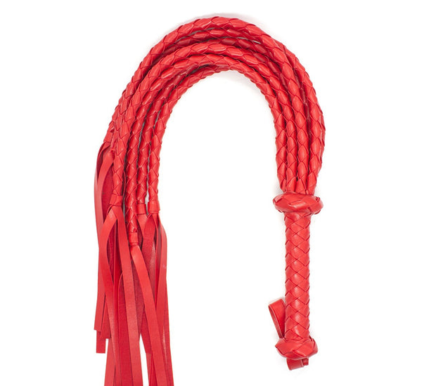 Leather Flogger Whip