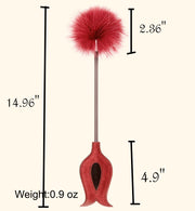 Burgundy Feather Tickler