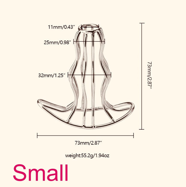 Stainless Steel Hollow Anal Plug