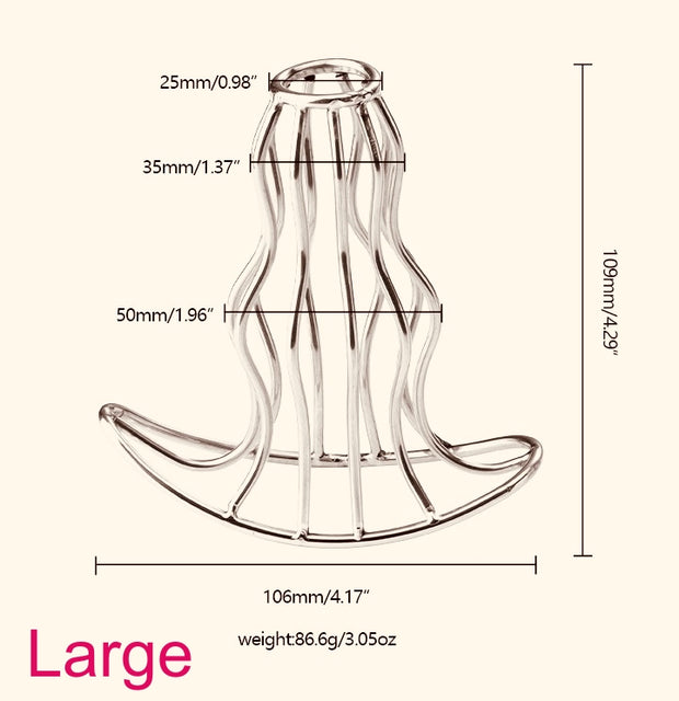 Stainless Steel Hollow Anal Plug
