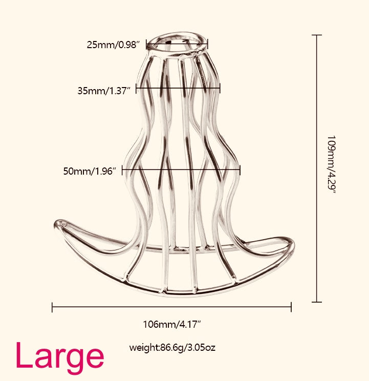 Stainless Steel Hollow Anal Plug