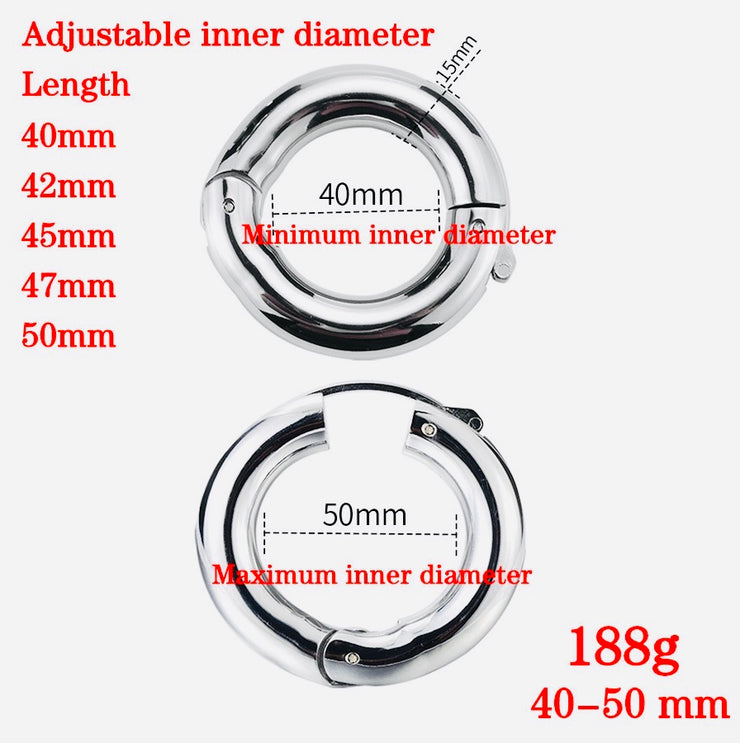Adjustable Heavy Cock Ring
