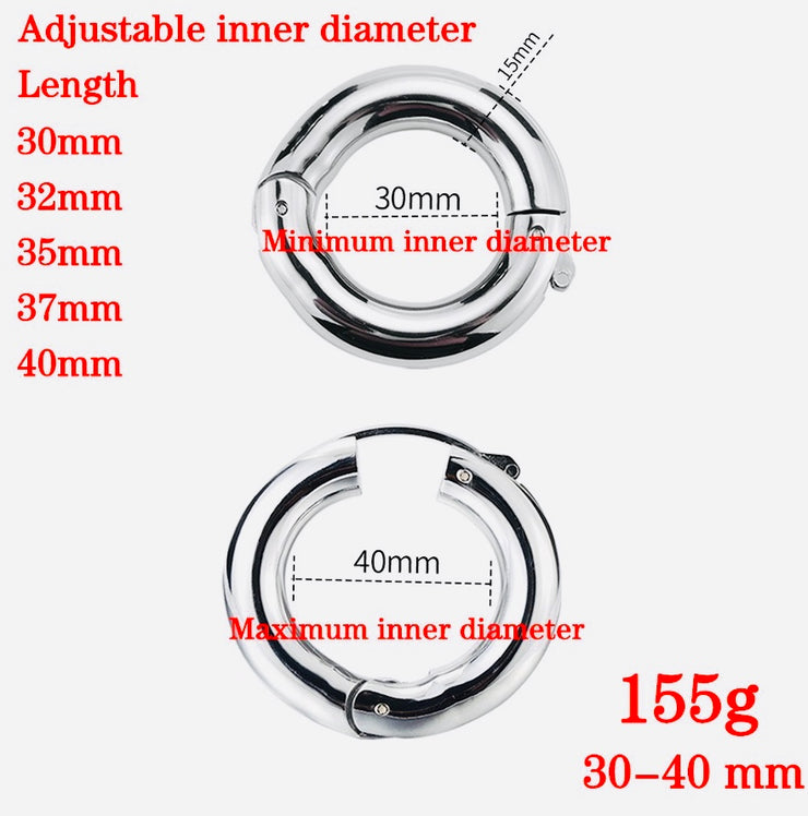 Adjustable Heavy Cock Ring