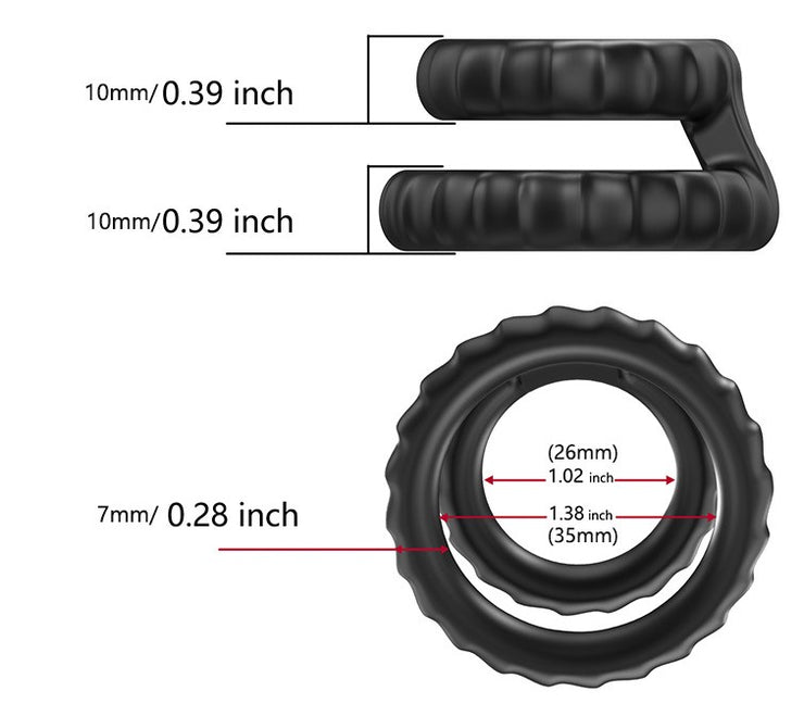 Medical Safe Silicone Penis Rings
