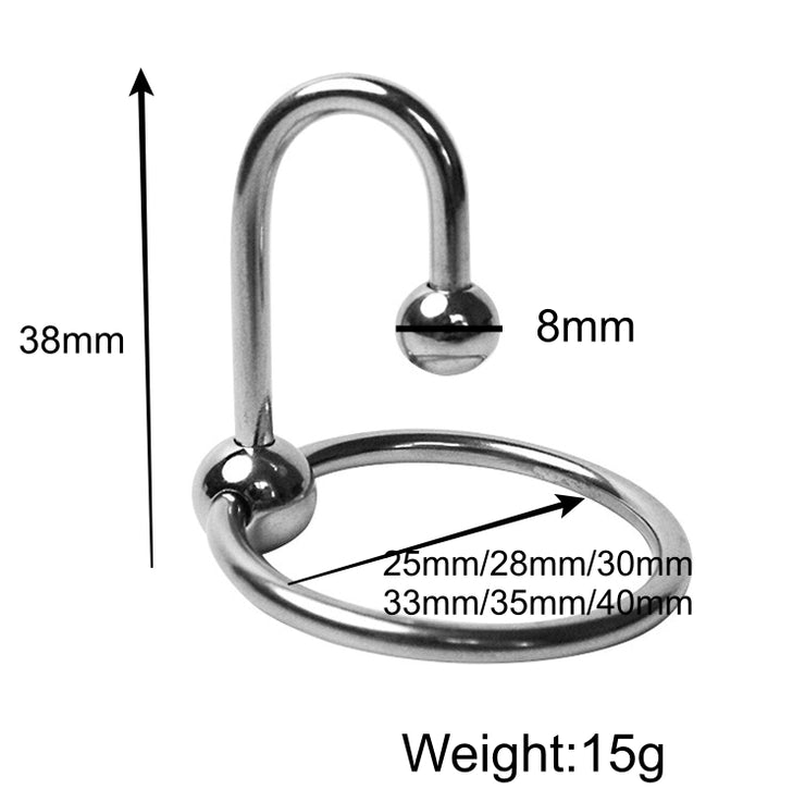 Cock Rings with Urethral Sounds Ball