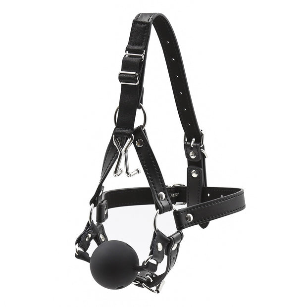 Mouth Ball Gags With Nose Hook
