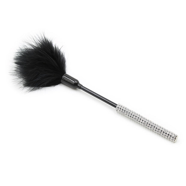 Small Feather Tickler With Diamond Handle
