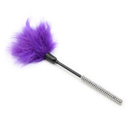 Small Feather Tickler With Diamond Handle