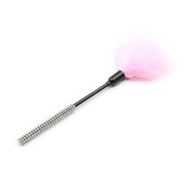 Small Feather Tickler With Diamond Handle