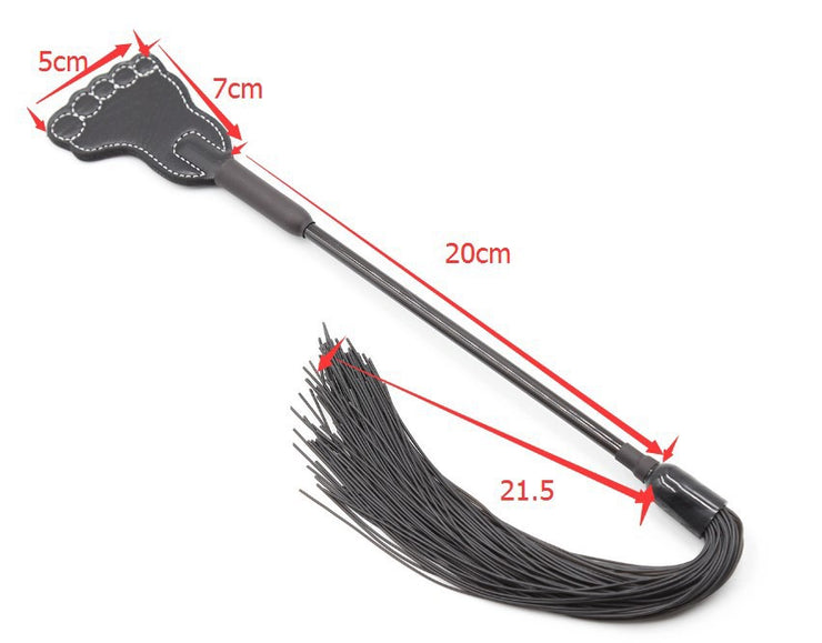 Footprint Tassel Spanking Paddle