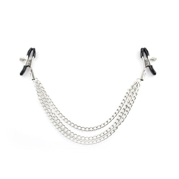 Nipple Clamps With Triple Chain