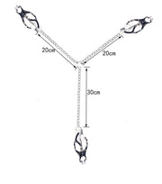 Nipple Clamps With Clit Clamp