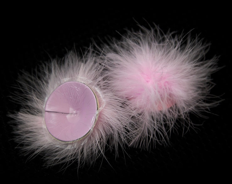 Pink Fluffy Nipple Sticker