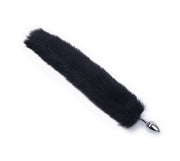 Fox Tail With Metal Anal Butt Plug