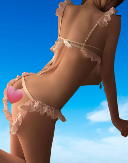 Pink Cute Lolita Lingerie Set