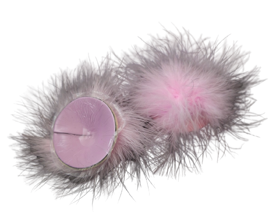 Pink Fluffy Nipple Sticker