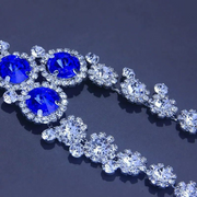 Blue Stone Necklace Body Jewellery