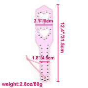 Two Heart Leather Paddle